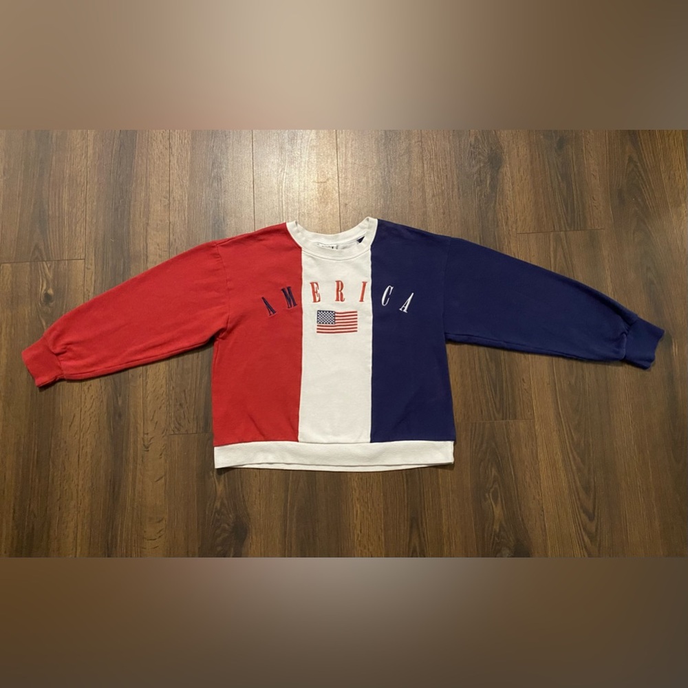 Women’s IML America Color Block Sweatshirt M